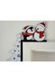 Christmas Door Corner Ornament with Snowman and Penguin Figures - 2