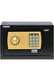 Small Safe Box with Digital Lock and Key for Home Office (20x31x20cm) RB-20E3 Black - 4