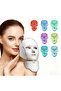 7-Color Neck & Face Beauty Mask Machine - Wireless USB Rechargeable Unisex Reusable Skincare Device