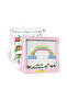 Magnetic Pen Drawing Board Diy Puzzle Educational Toys - Pink Color