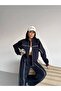 Women's Compak Combed Cotton 3-Thread Inner Ş Fleece-Lined Intermediate B Piped Double Tracksuit Set
