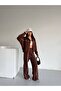 Women's Compak Combed Cotton 3-Thread Inner Ş Fleece-Lined Intermediate B Piped Double Tracksuit Set - 6