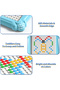 Magnetic Pen Drawing Board Diy Puzzle Educational Toys - Pink Color - 5