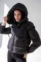 Women's Black Inflatable Coat with Hood Relax Fit - 2