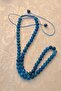 Natural Apatite Stone Necklace – 6 mm Sphere Cut, Adjustable, Blue Energy Stone (40 cm + Extension Chain) - 3