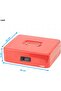 X-Large Cash Box with Combination Lock (Red) - 4