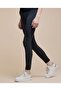 Solid Leggings With Elastic Waist - 3