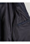 Navy Blue Large Size Standard Fit Hooded Men's Puffer Jacket - 7
