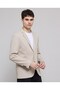 Solid Single Breasted Blazer With Button Closure - 3