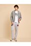 Textured Knit Jacket With Zipper Closure - 5
