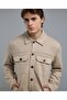 Solid Jacket With Button Closure - 3