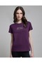 Typography Print T-Shirt With Crew Neck And Short Sleeves