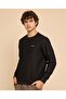 Print Detail Sweatshirt With Crew Neck And Long Sleeves - 3