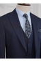 Men's Italian Style S Slim Fit Pointed Collar Italian Style Ye Vest Set Current Dress -Lntcom8396 - 4