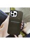 iPhone 16 Pro Max Leather Case with Card Holder & Kickstand (Brown) - 2