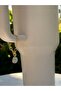 N Letter White Thermos Compatible Accessory/N Letter Thermos Charm/Letter Thermos ornament - 2