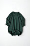 Men's Nefti Green Oversized Crew Neck Basic Cotton T-Shirt