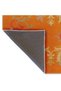 Mosso Orange Themed Motifs and Floral Pattern Woven Base Modern Decorative Carpet Mosso1730 - 4