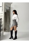 Women's Skirt Tassel Asymmetric Denim Skirt - 3