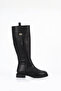 BTBRO-08 Riding Side Buckle Detail Low Sole Knee-High Boots