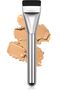 Flat Foundation Brush for Liquid Makeup, 14cm - Silver