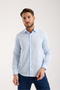 Slim Fit Cotton Linen Textured Men's Shirt - 2