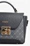 378 Women's Shoulder Bag Black Printed - 4