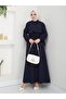 Women's Two-Piece Suit with Skirt and Shirt with Pocket Details - 3