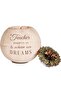 19004 Light Your Way Terra Cotta Candle Holder, Teacher, 4-Inch