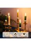 20 Pcs Taper Candle Holder Grips - Non-Slip Light Beige Rubber Candle Base Inserts - 3