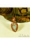 Aquamarine Crystal Handmade Pure Copper Authentic Necklace - 4