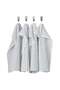 Tea Towel Set, White/Dark Grey, Patterned, 4-Pack, 45x60 cm