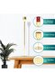 Elegant Gold Taper Candle Holders Set - 3 Piece - 4