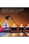 Stainless Steel Bell-Shaped Candle Snuffer, 1 Pack (Black) - 4