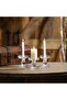 Glass Candle Holder Set of 3 for Pillar/Taper Candles (Gold) - 3