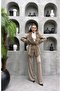Furry Knitwear Set – Trendy Design, Hijab Friendly, Warm Winter Two-Piece Set - 2
