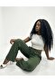 Women's Pocketed Lace-Up Loose Baggy Pants