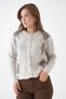 Regular Pattern Baklava Patterned Knitwear Cardigan Aw25Hi0063 - 2