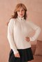 Mock Neck Half Zip Knitwear Sweater Aw25Kz0095