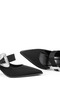 Special Series Jane High Heels Designed with Luxurious Textured Fabric and Glittering Triangle Buckle - 2