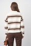 Soft Textured Color Block Oversized Knitwear Sweater Aw25Kz0100 - 5