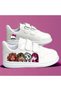 Men's Anime Style High Top Canvas Shoes, White-Black Girls-Boys - 3