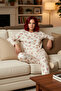 Women's Heart Crew Neck Long Sleeve Pajama Set Functional Durable Quality Aesthetic