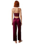 Women's Open Lace Detailed Satin Pajama Set Functional Durable Quality Comfortable Sport - 5