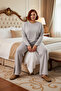 Women's Crew Neck Wide Leg Tracksuit Set Functional Durable Quality Comfortable Sportswear - 4