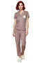 Women's Polka Dot Shirt Pajama Set Mink Printed Functional Durable Quality Aesthetic - 4