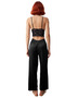 Women's Open Lace Detailed Satin Pajama Set Functional Durable Quality Comfortable Sport - 5