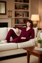 Women's Shirt Collar Flywheel Detailed Pajama Set Functional Durable Quality Comfortable Sports