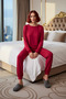 Women's Viscose Knitted Lounge Set Functional Durable Quality Comfortable Aesthetic Premium Stylish - 3