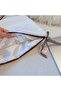 White Plush Laptop Cover with Coffee Ribbon Detail (41×29 cm) - 2